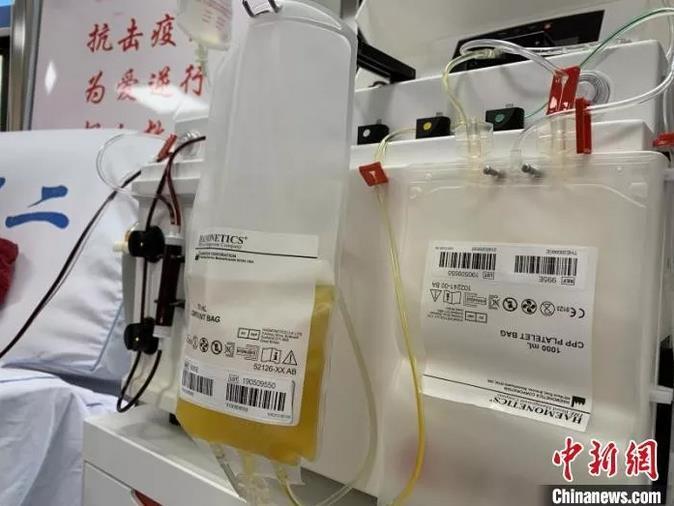 血浆。绍兴血站供图