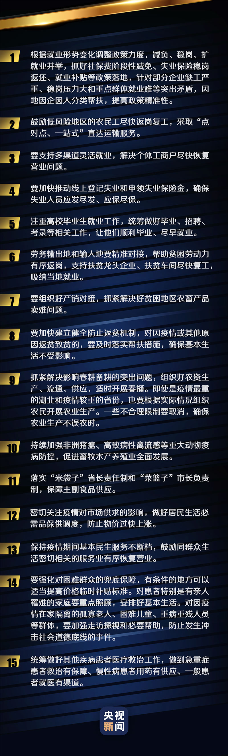 事关就业、救治、菜篮子……这些政策——暖！