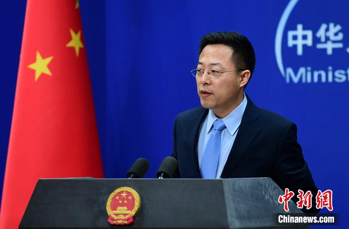 外交部发言人赵立坚。