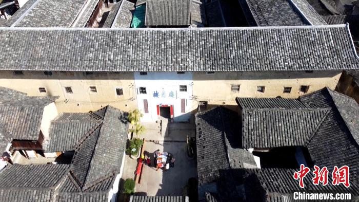 永定区下洋镇中川村的庆余楼。　永定区融媒体中心供图