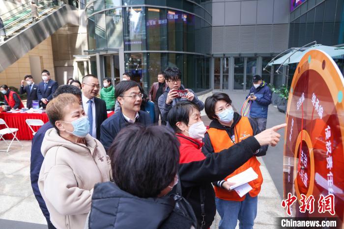 2023年上海静安区“侨界法治宣传月”专场活动现场。　周子闳供图