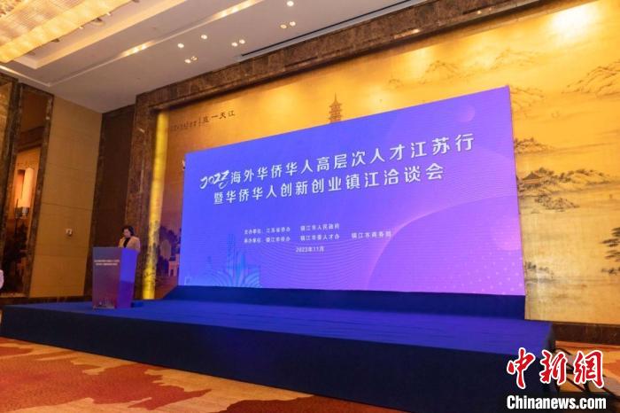 华侨华人高层次人才江苏镇江寻商机谋发展