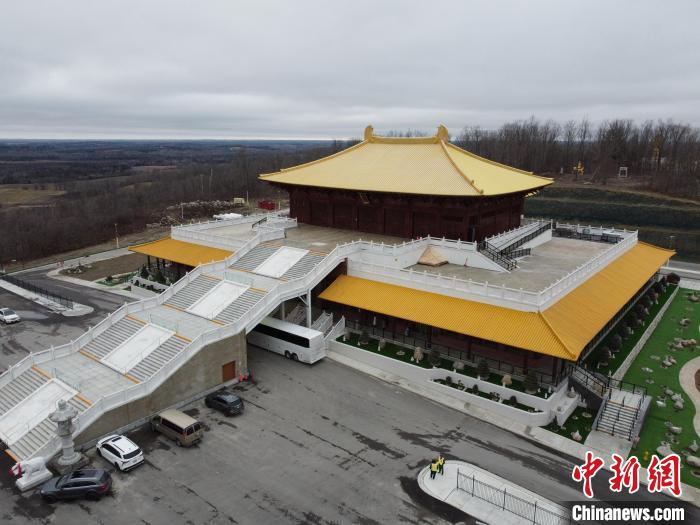 加拿大五台山正式开园  十余年建山筚路蓝缕