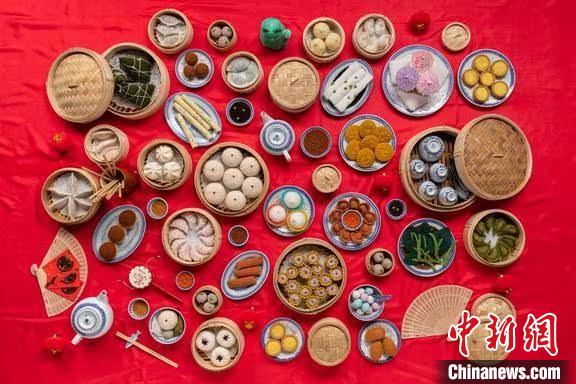新西兰举办“福气”展览 针织“中华美食”迎春节