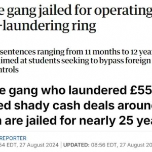 涉案数亿！为中国留学生私下换汇，“地下钱庄”7华人被判刑